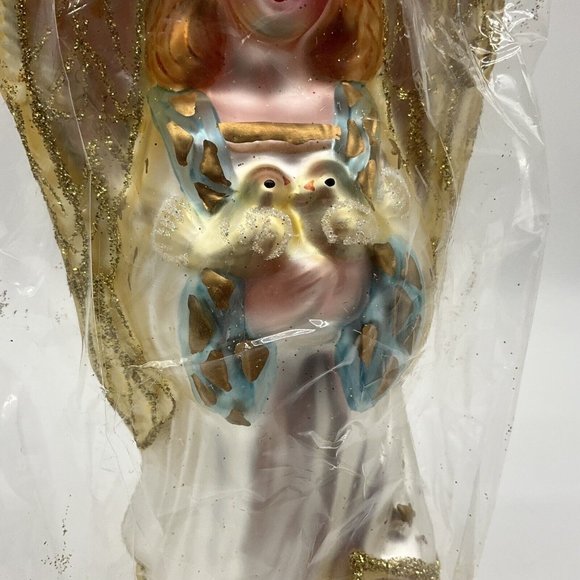 Mercury Glass 9.5 Inch Angel Ornament/Figurine Vintage  Mervyns NOS Collectible - Picture 11 of 15